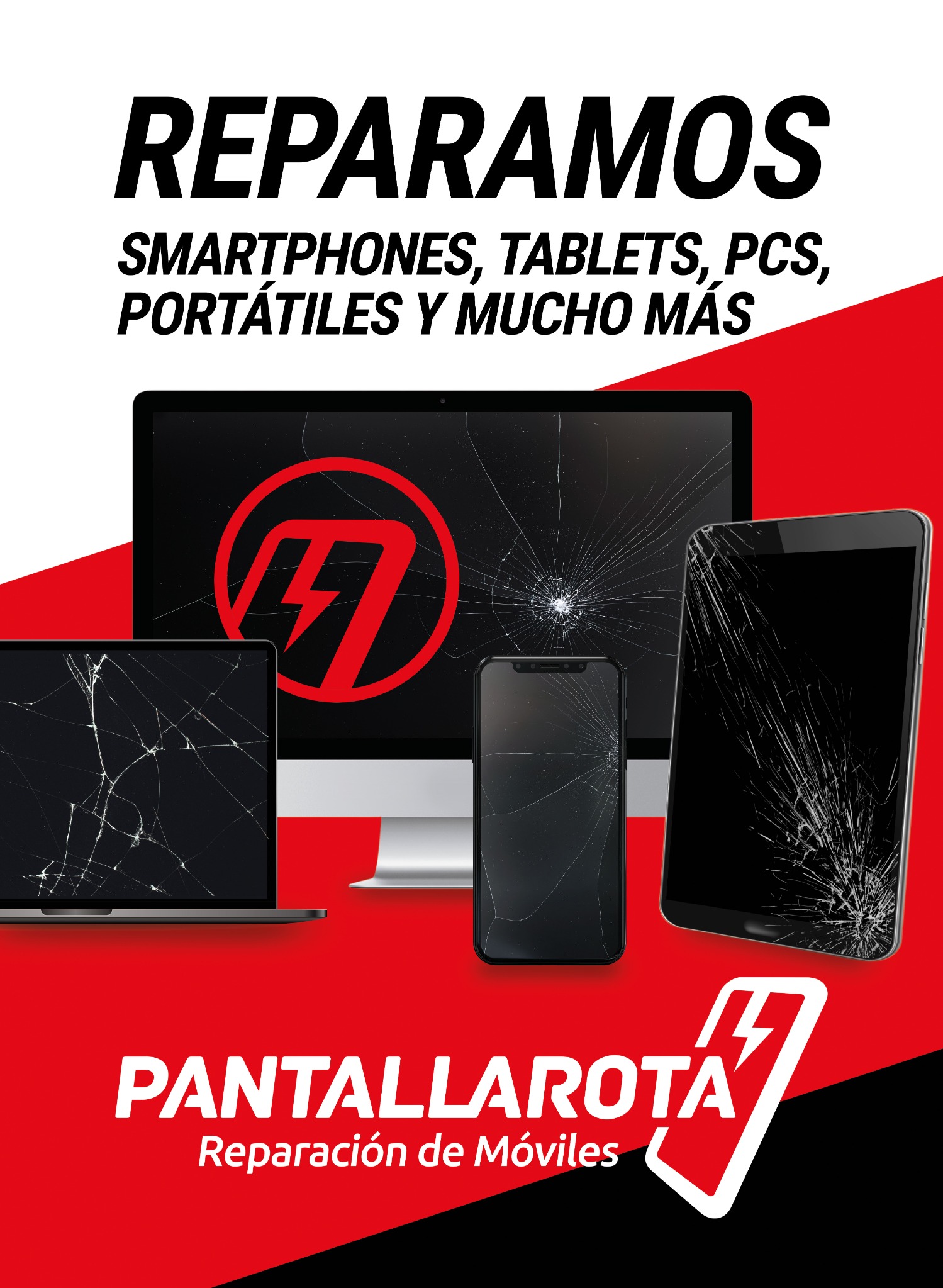 Reparamos smartphones, tablets, PCs y portátiles en Granada